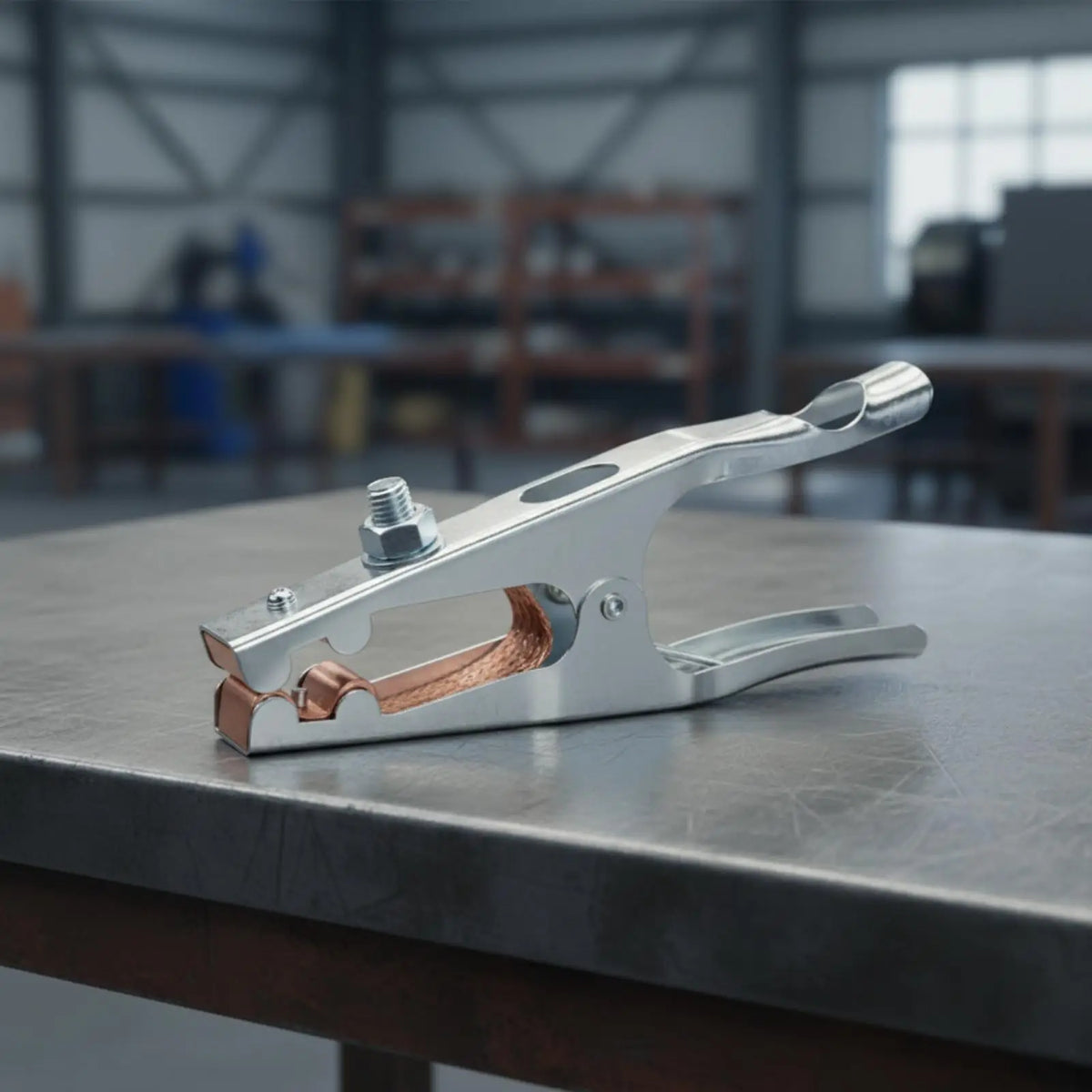 Serrated Metal-Joining Ground Clamp High Conductivity Welder Grounding Clamp Quake