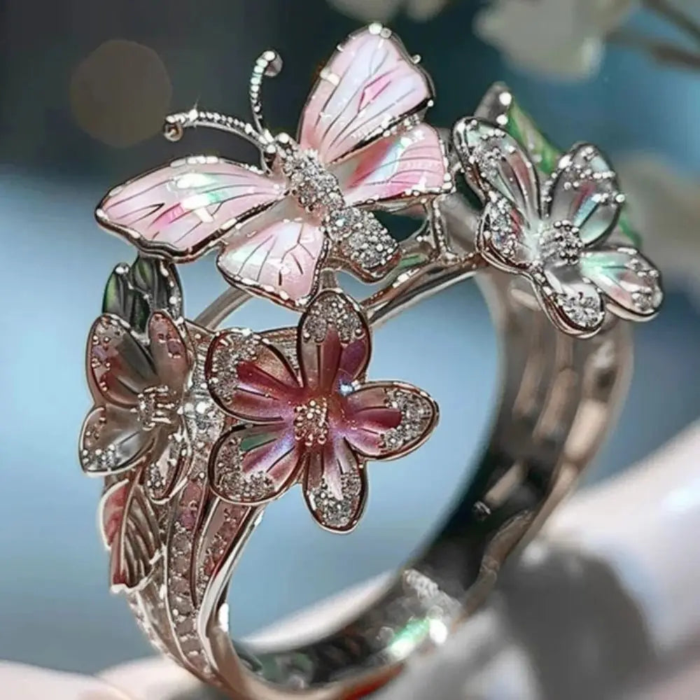 Fashion Jewelry Accessories Ring Non-fading Crafts Vintage Rings Gift Open Ring Quake