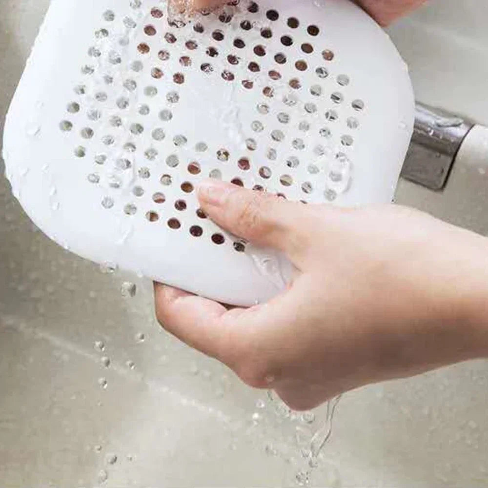 bathrooms and showers to prevent sinks from clogging the drain, kitchens drain for drains, Square silicone absorbent Quake