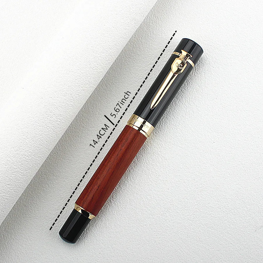 JINHAO 650 Wood Fountain Pen High Quality F EF Nib Ink Pen Calligraphy Pen Stationery School Office Supplies PK 9056 Quake