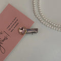 Rhinestone Love Heart Hairpins Y2K Pink Women Girls Sweet Cool Barrettes Women Korean Fashion Hiphop Hair Clip Style Accessories Quake 1ax pink