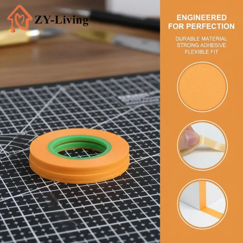 18meters/roll 1mm-2mm-3mm Textured Paper Model Spraying Coating Color Ultra Tape Quake