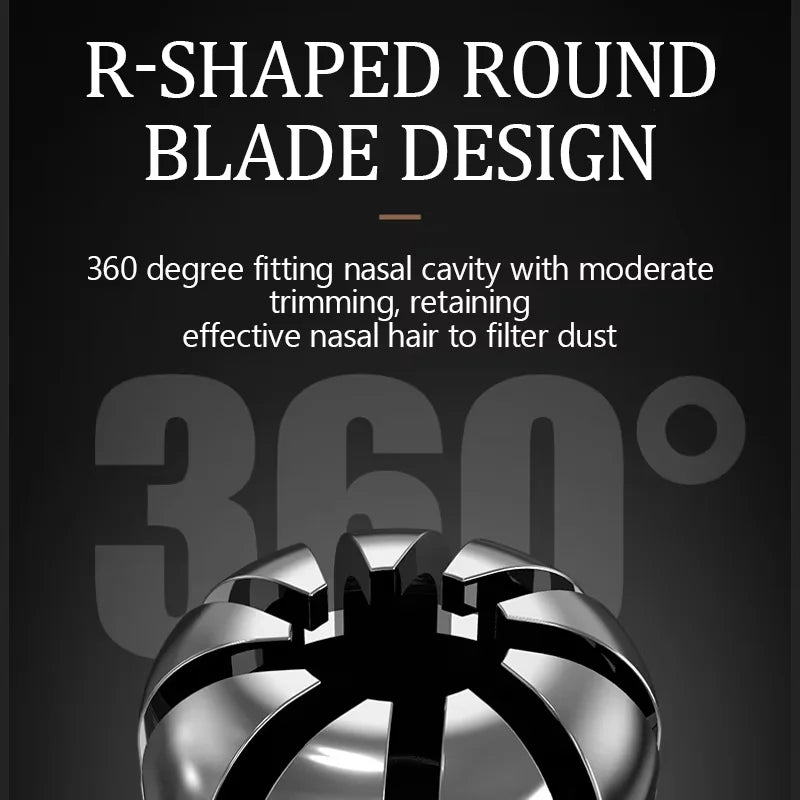 2 In 1 Electric Nose Hair Trimmer USB Charging New High Quality Ear Hair Removal Multi-kinetic Shaving Tools Quake