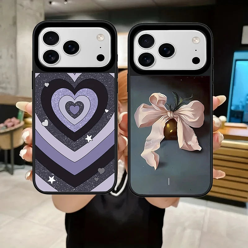 6090741 Mirror Surface Magnetic Phone Case Cover for IPhone 13 14 15 16 17 18 Pro Max Case Quake