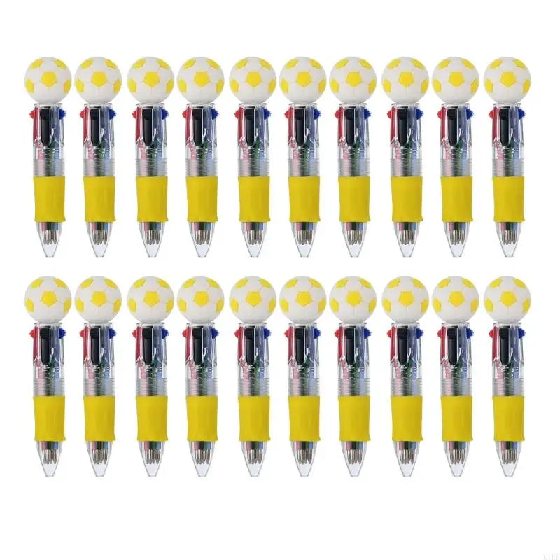Multicolor Ballpoint Pen 4 Colors in Retractable Rainbow Pen for Class Office, Ballpoint Pen for School Students K1KF Quake