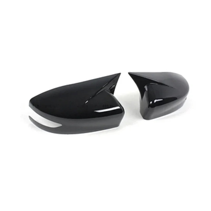 For NISSAN Altima 2013-2018 Sentra/Sylphy 2016-2019 Mirror Cover Rearview Side Mirror Cover Wing Cap Exterior Rear View Trim Quake Gloss Balck