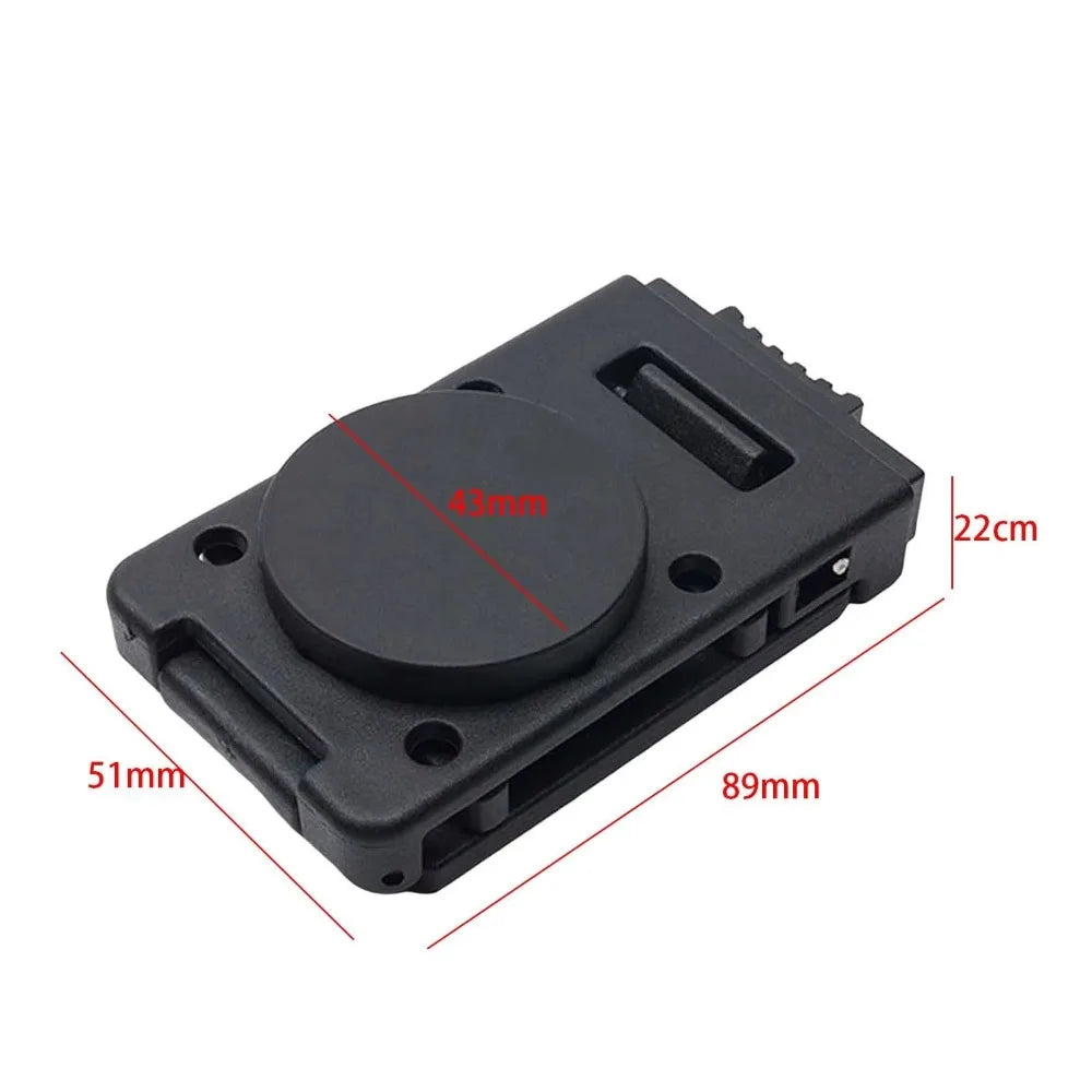New Non-Slip Tool Belt Clip Adjustable Metal Magnetic Tool Holder Detachable Quick Access Belt Buckle Quake 43mm With lock