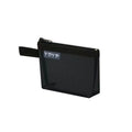New Portable Zipper Pouch Transparent Coin Purse Mesh Storage Bag File Bag Cosmetic Bag Lipstick Bags Quake black-2
