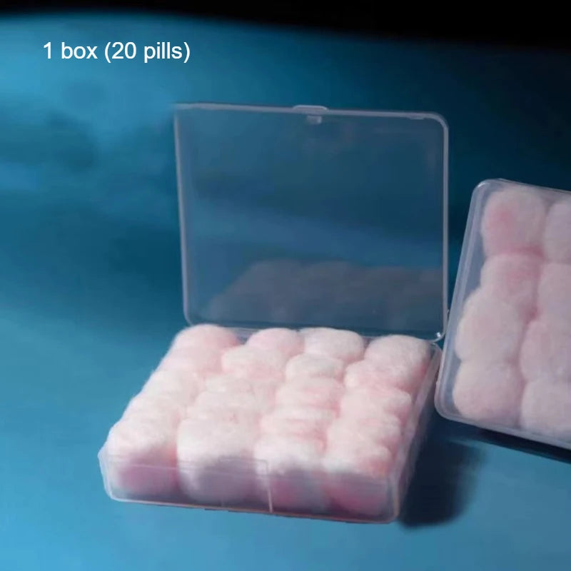 1 Box Soft Wax Cotton Earplugs Can Be Kneaded for Airplane Sound Insulation and Noise Reduction Suitable for Both Men and Women Quake