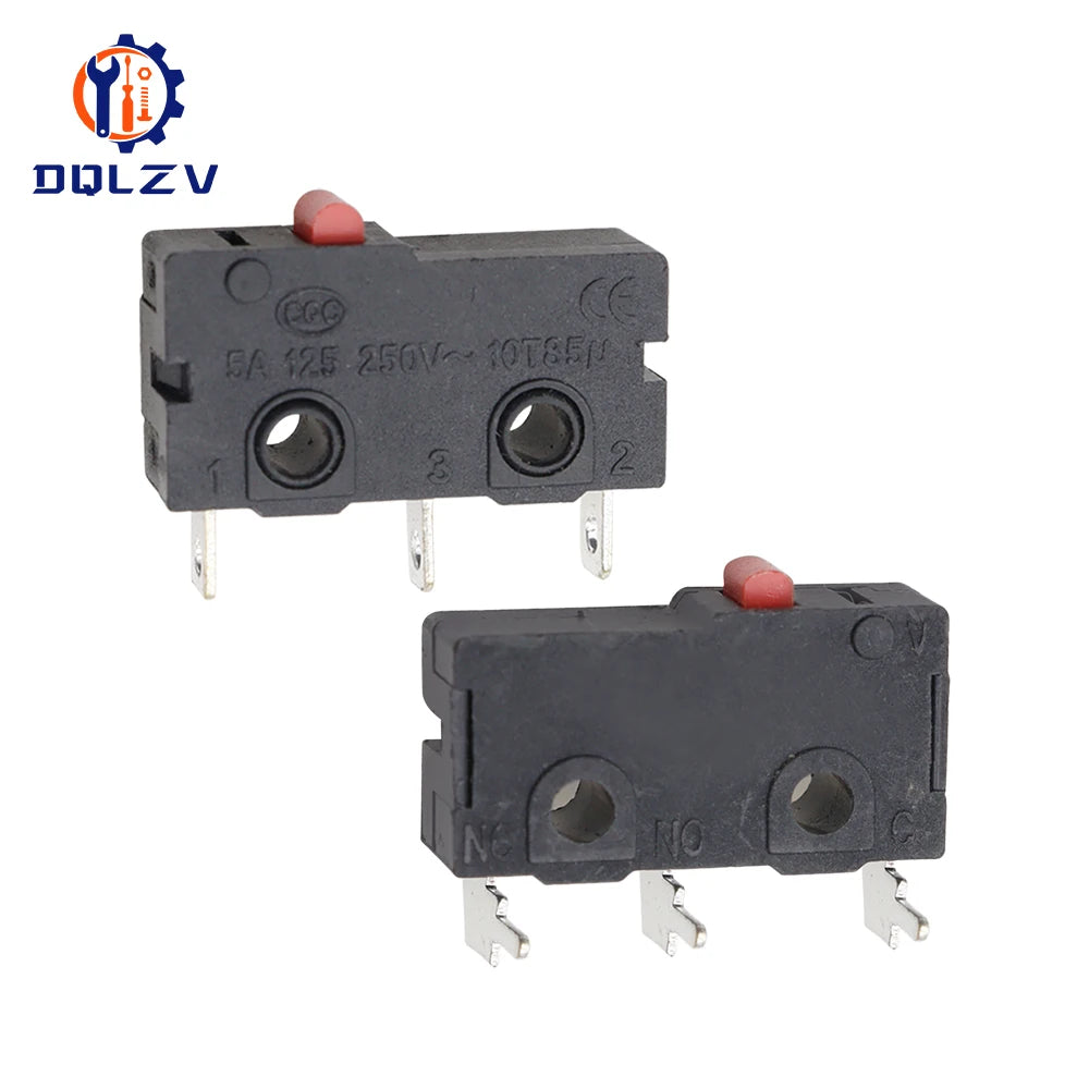 5A 125V250V KW12 Travel Limit Switch KW11-3Z-2 With Handle 16mm Contact Button Micro switch KW12-N 2Pin/3Pin KW12-A NO/NC Quake