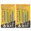 Double Steel Pressed Ball Set Tile Grout Tools 8 Sizes Repairing Floor Pressure Seam Stick Home Wall Sewing Scraping Hand Tool Quake 2Set (8PCS)