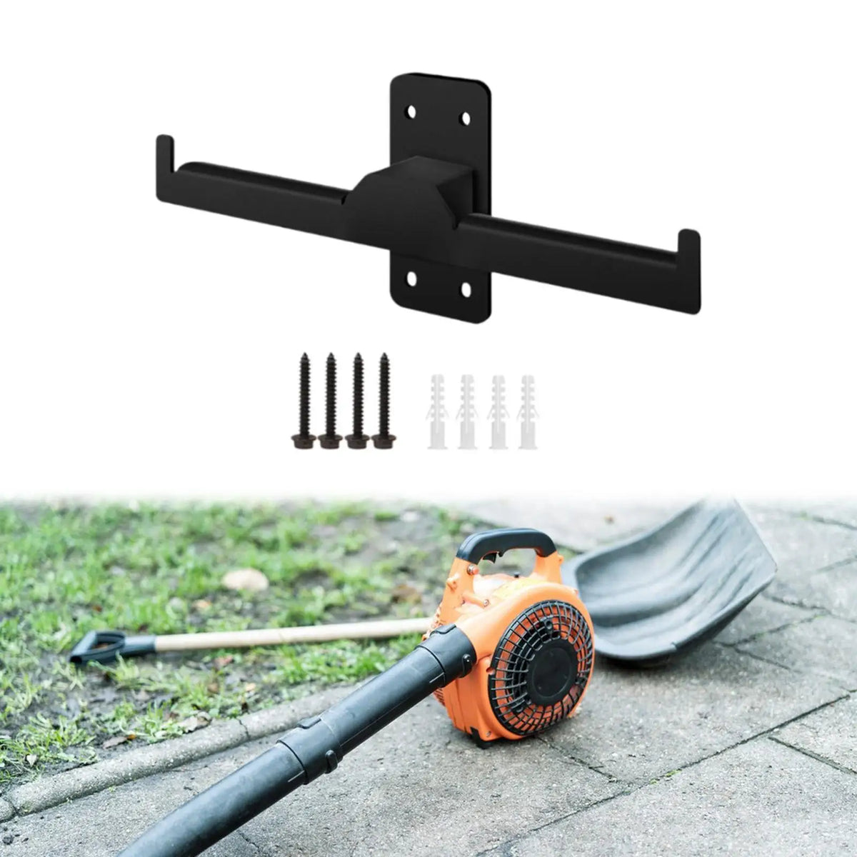 Backpack Sprayer Wall Mount Rack Holder Organization Wall Hanger for Barn Gear Hunting Pack Garden Tool Backpack Leaf Blower Quake
