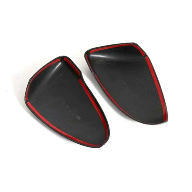 For KIA K3 Cerato Forte 2019-2022 ABS Auto Car Styling Body Side Door Rearview Mirror Cover Cap Horns Shell Housing Sticker Trim Quake