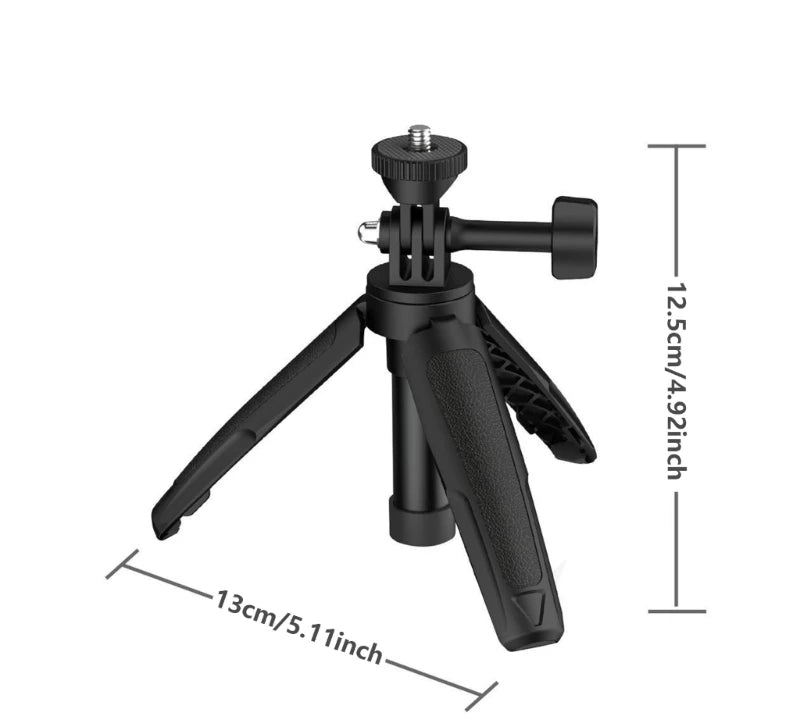 Extendable Aluminum Selfie Tripod With 3Section Poles Phone Camera Mounts Compactly Handle for Travel Vlog K1KF Quake
