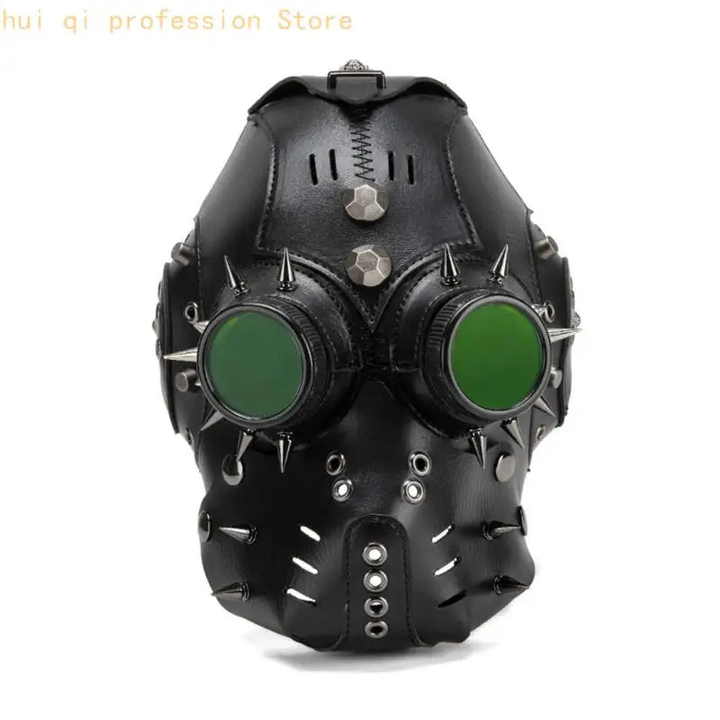 Steampunk Design Gothic Face Mask With Adjustable Straps For Halloween Costume Motorcycle Riders Protective Gear H8WE Quake Type A China Mainland