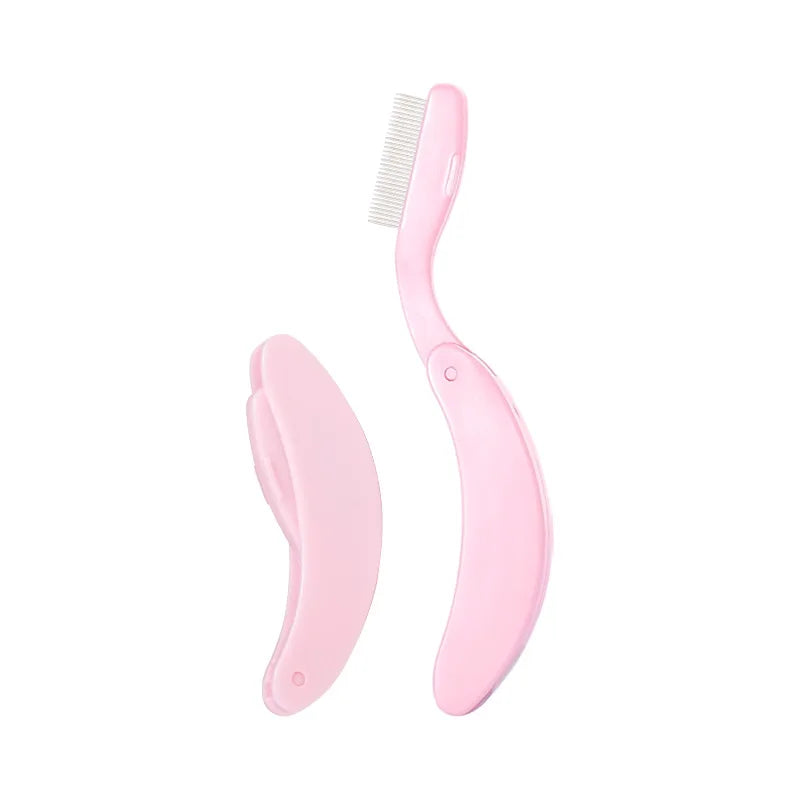 Small Foldable Eyelash Comb Eyelash Curler Lash Separator Cosmetics Lashes Accessories Makeup Tools Eyebrow Comb Eyelash Curler Quake