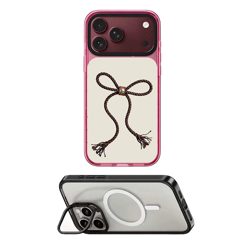 6092055 Impact Case - Mirror / Glaze Magnetic Cover: Compatible with IPhone 18 17 Pro Max 18Pro Quake stand (MagSafe) 4 for iPhone17 Pro Max