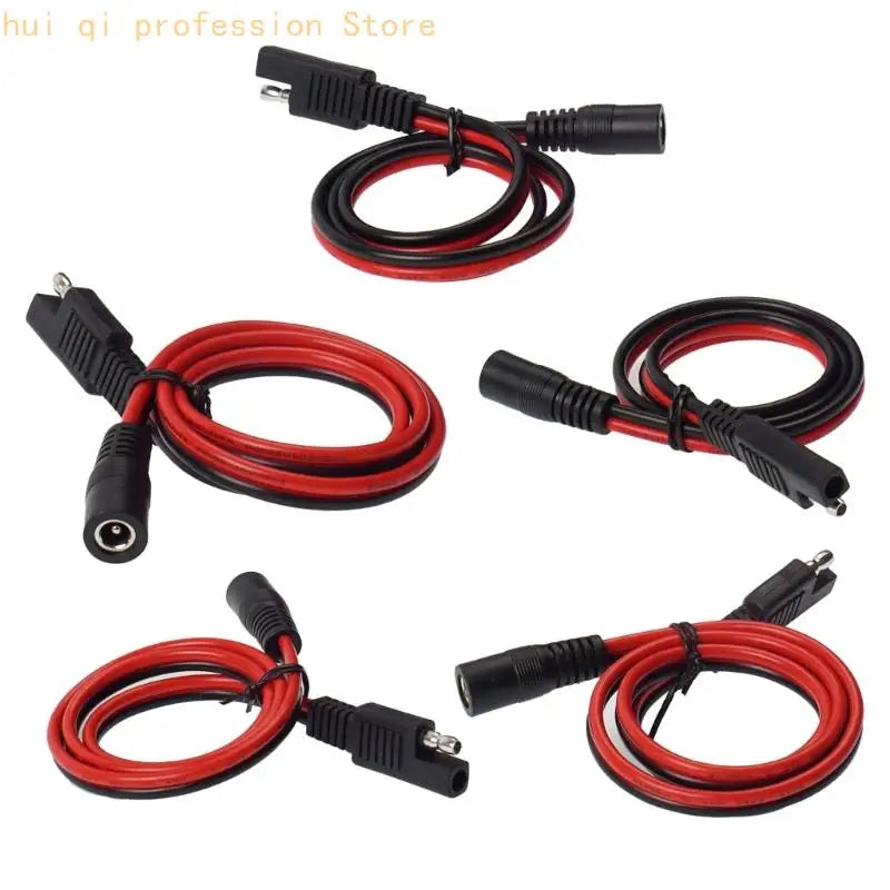 Quick-Disconnect to 5521 Female Power Cable with Molded Ends and Oxygen-Free Copper Cores for Tool-Free Battery and Solar H8WE Quake
