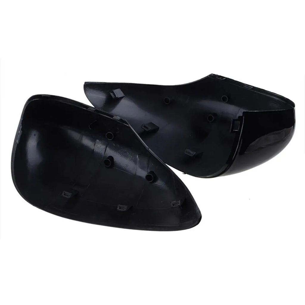 For Ford Fiesta MK7 2008-2017 Car Replacement Rearview Side Mirror Cover Wing Cap Exterior Door Case Trim Carbon Fiber Look Quake