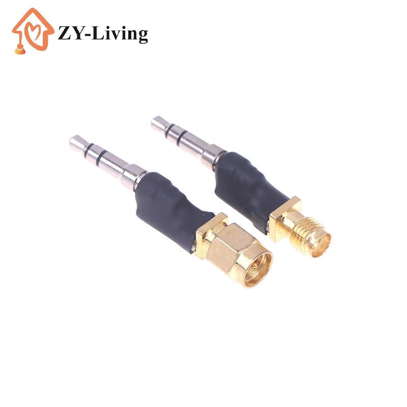 1PCS Suitable For Radio SMA To 3.5mm Male Adapter SMA Outer Screw Inner Hole Adapter To 3.5 Headphone Quake