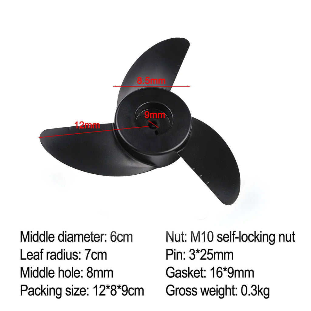 Outboard Engine Propeller Parts for Electric Trolling Motors Stable Performance and Easy Installation for Better Boating Control Quake 26lb