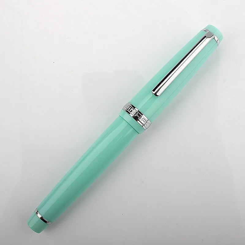 Jinhao 82 Fountain Pen Acrylic EF/F/M/Bent Nib Golden Trim with Converter Writing Pen Quake