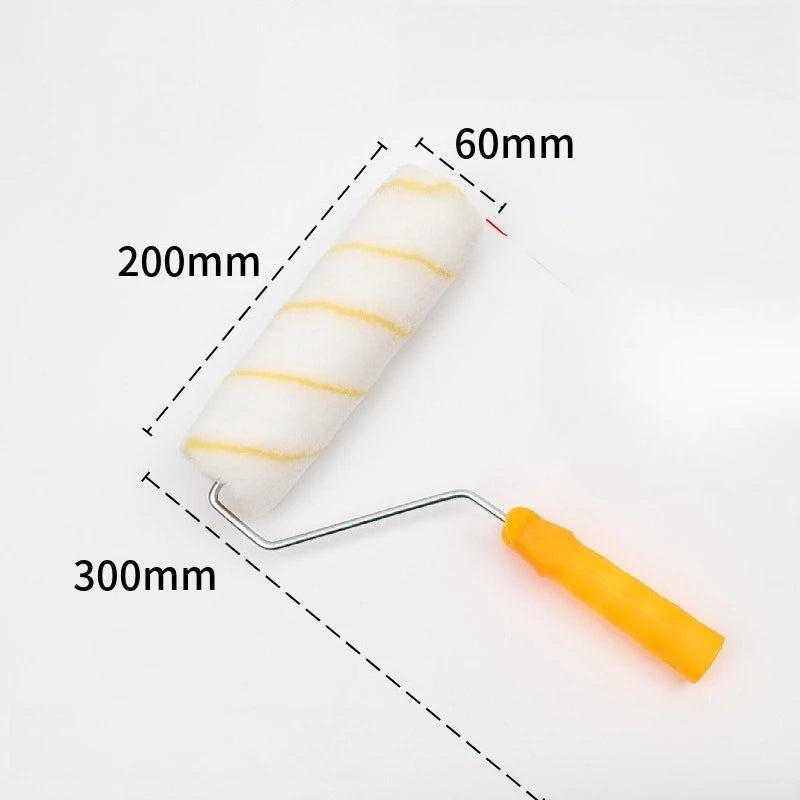 Roller Paint Brush Yellow Stripe Medium Nap Paint Roller Brush Latex Paint Special Roller Home Decoration Tool Quake Egg Yellow