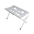 Foldable Pet Grooming Hammock Stand Portable Dog Grooming Table for Nail Trimming Ear Cleaning Small Dogs Home Pet Care Quake Gray