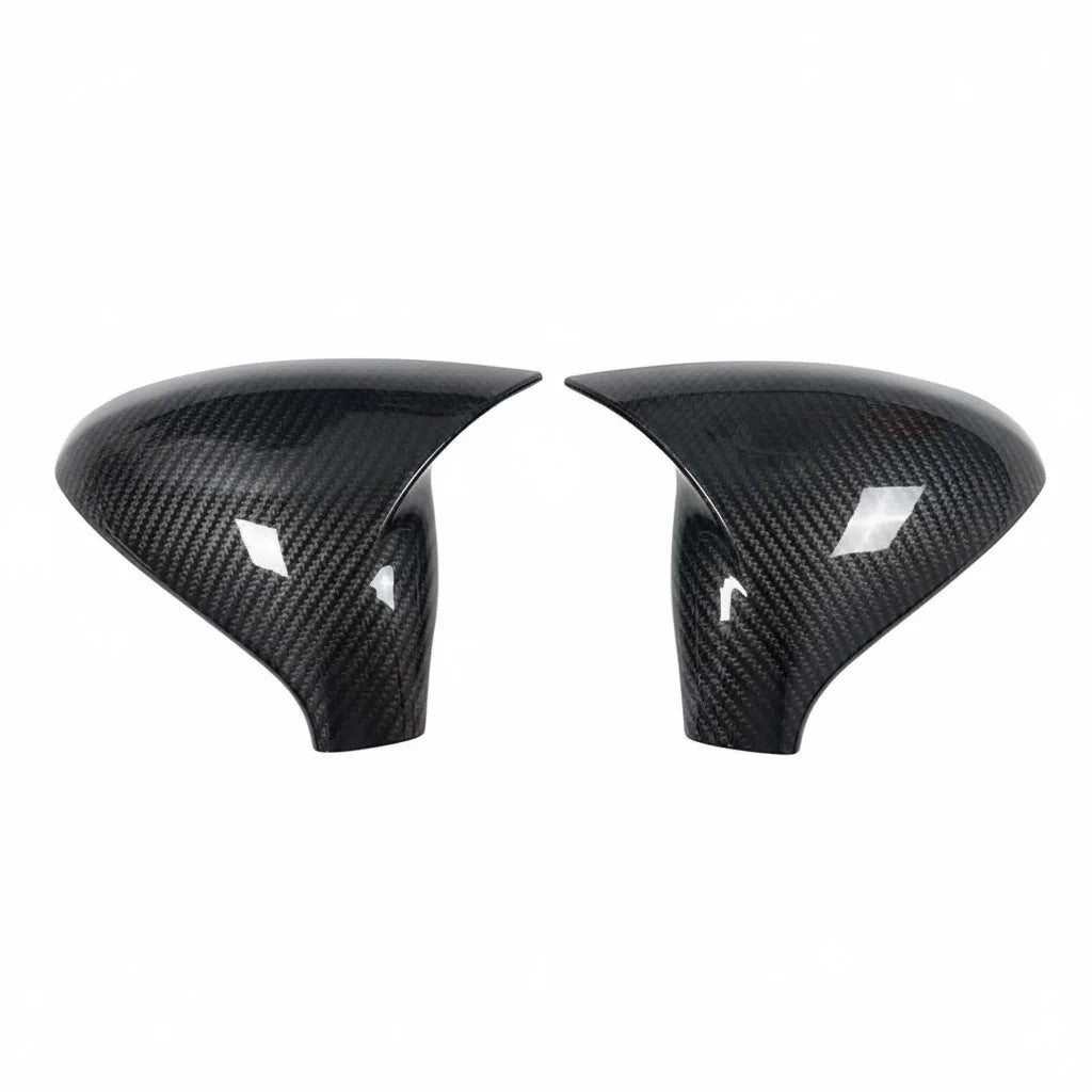 For Peugeot 207 2006-2014 308 2006-2013 Car Sticker Rearview Side Mirror Cover Wing Cap Exterior Case Trim Shell Housing Carbon Quake Carbon Look