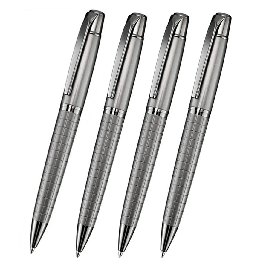 High Quality Full Metal Lattice Shape Luxury Ballpoint Pen Business Men Birthday Gift Writing Pen SCHOOL STATIONERI Quake