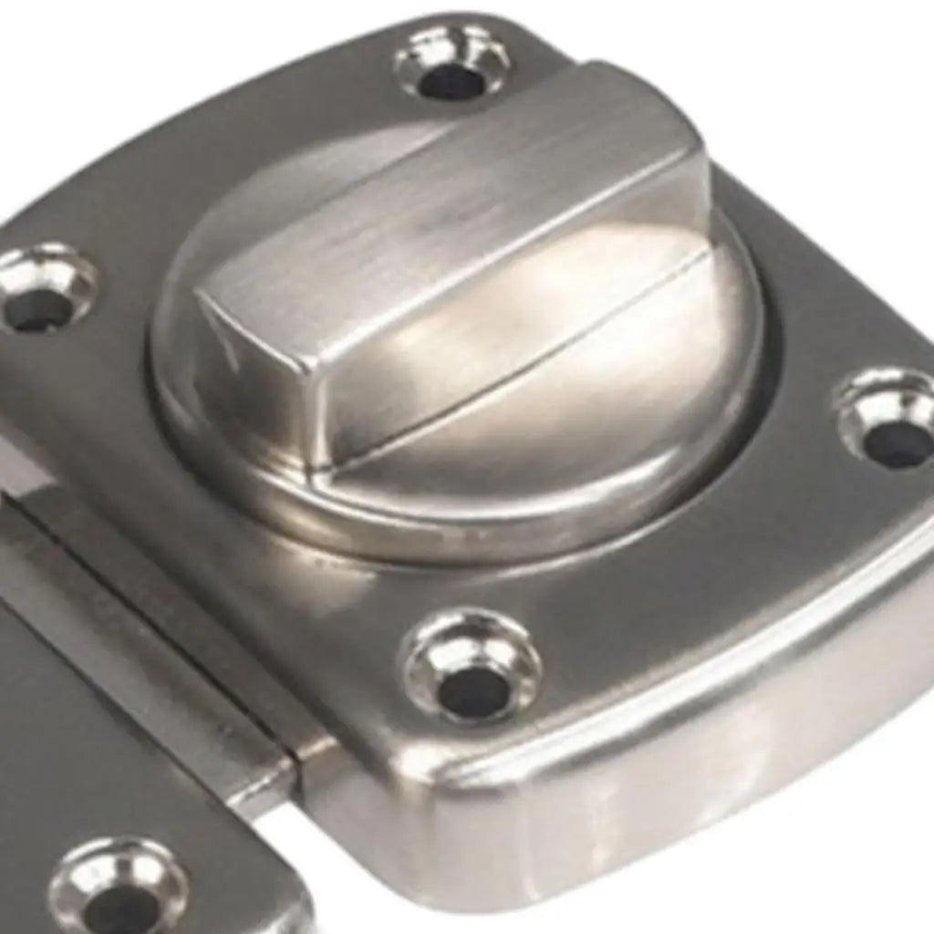 Security Door Bolt Zinc Alloy Rotate Latch Compact Durable Lock for Room Door Cabinet Window Safety Quake