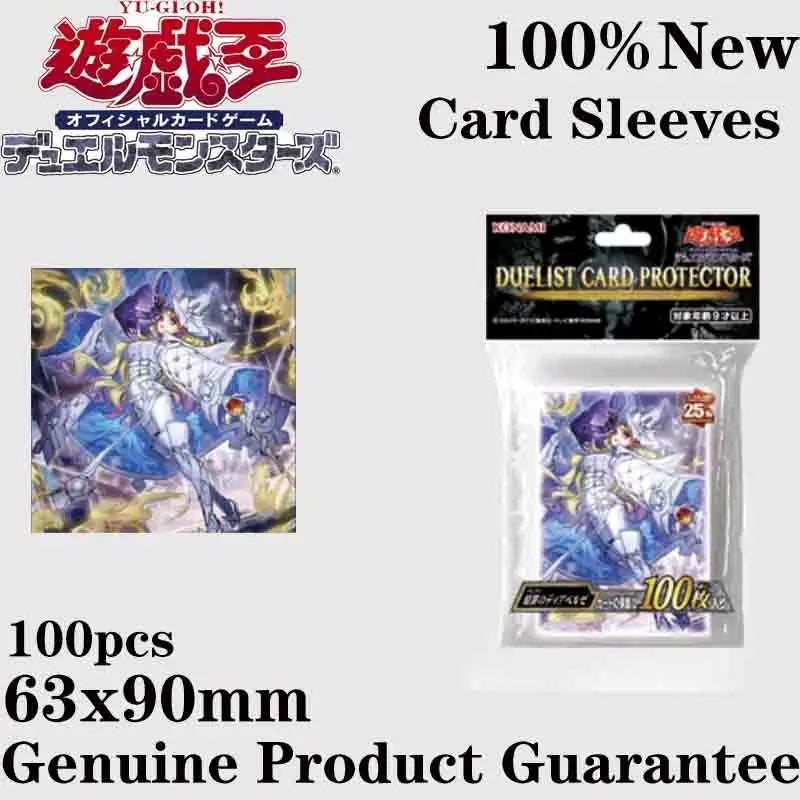 Hot 100 Pcs Official Yu-Gi-Oh White Magician & Original Sin Diabolos Card Sleeves YCSL Limited Edition Anime Exquisite Gift Toys Quake