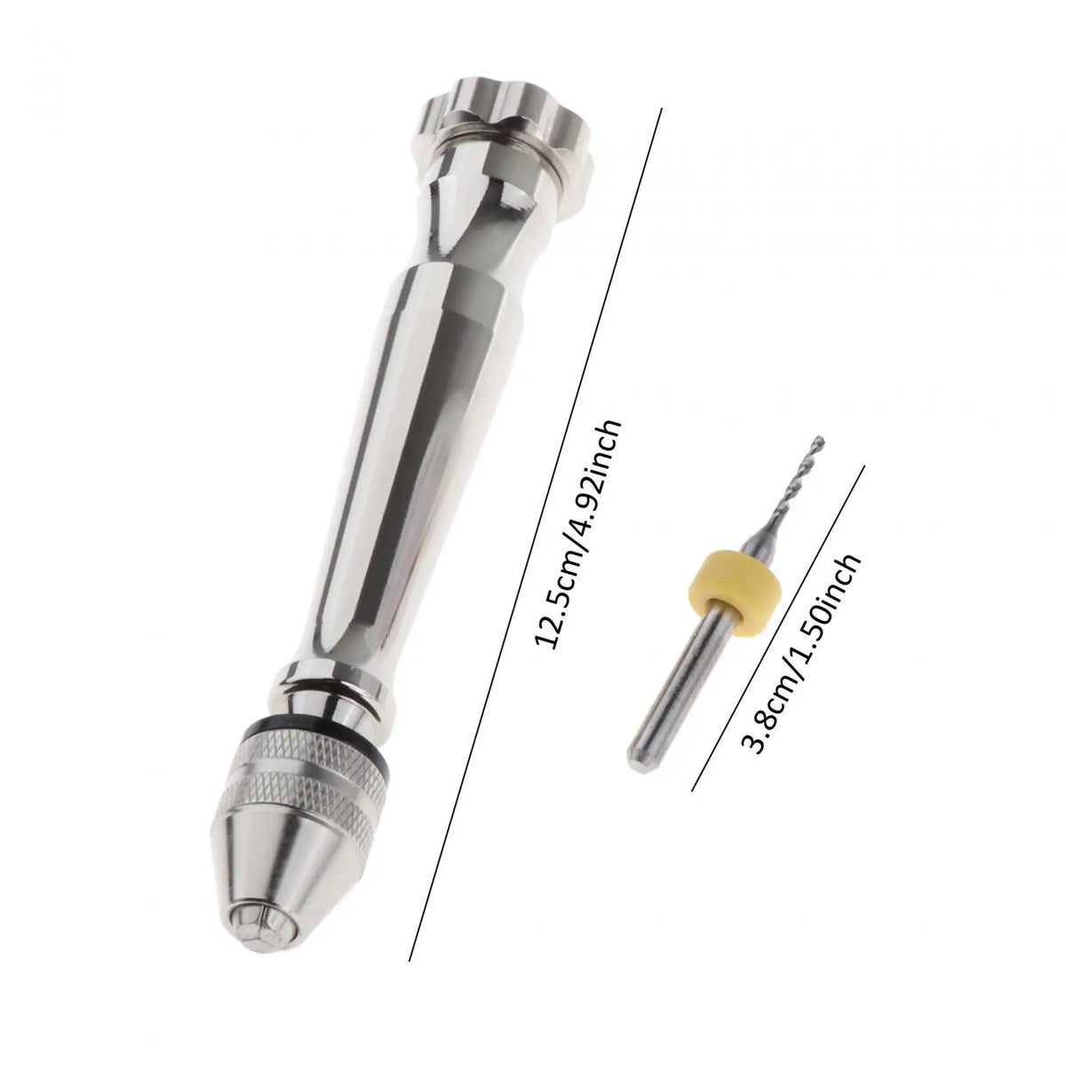Hand Drill Set Twist Drill Professional Repairing Tool DIY Sturdy Jewelry Making for Electronic Assembly Beads Quake Default Title