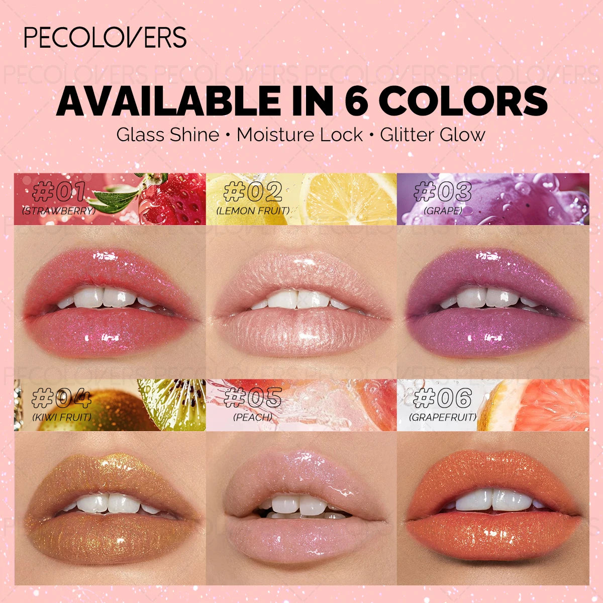 1 Pcs Vibrant Colors Lip Glaze Lip Gloss, Long-lasting Moisturizing Lip Blam, Hydrating Glass Shine, Water Gloss Lip Makeup Quake