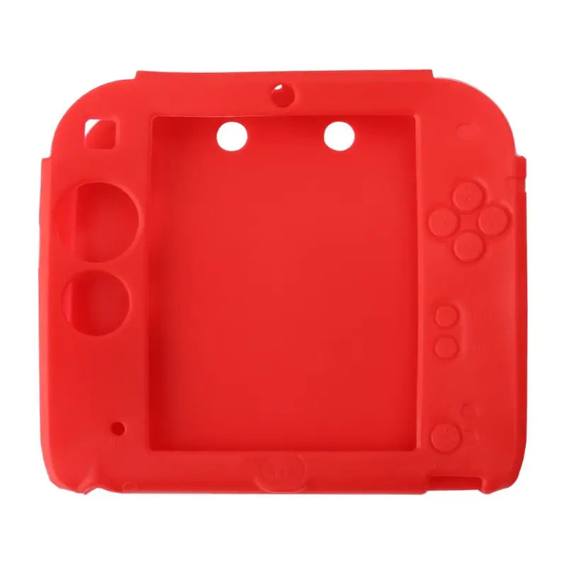 Soft Silicone Gel Protective for Case Protector Protective Cover Sleeve for 2DS K1KF Quake Red