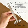 Stainless Steel Peeler, Kitchen Fruit Vegetable Peeling Tool Potato Apple Pear Melon Skin Remover Peeler for Household Use Quake A