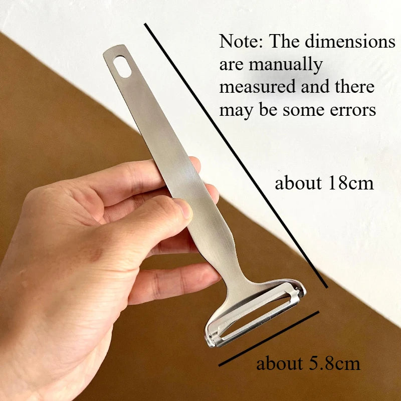 Stainless Steel Peeler, Kitchen Fruit Vegetable Peeling Tool Potato Apple Pear Melon Skin Remover Peeler for Household Use Quake A