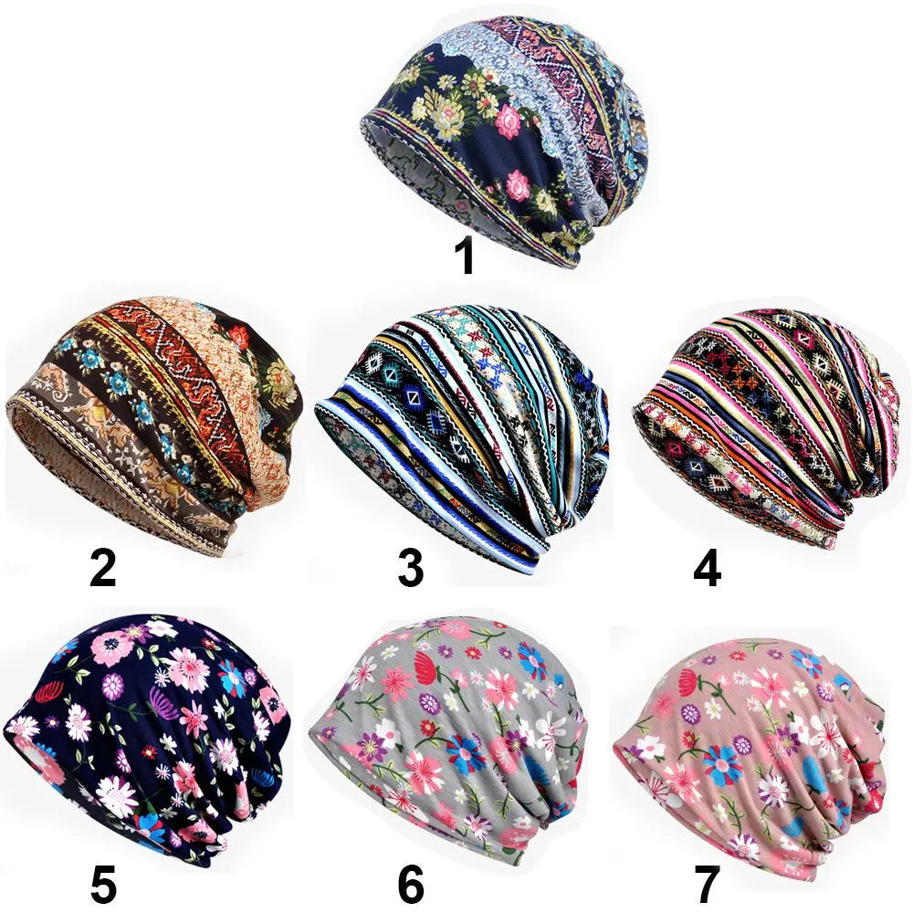 Sport Casual Soft Hair Loss Headscarf Sleep Caps Winter Warm Women Turban Hat Muslim Hijabs Head Wrap Chemo Hat Quake