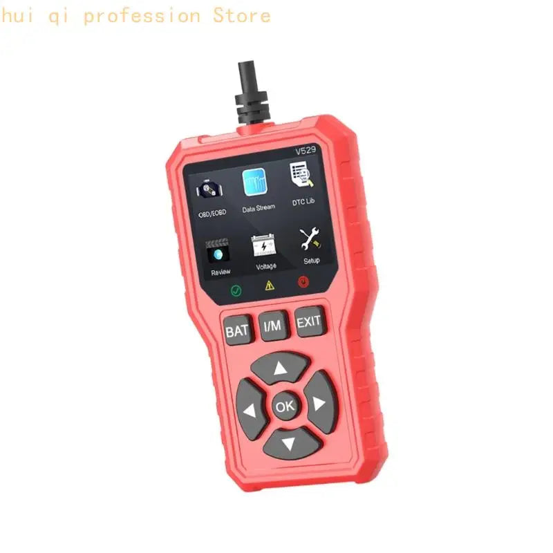 2.8Inch Screen Advanced Car Diagnostic Tool With 35000+ Code Library And Silicone Button Code Search For Quick Diagnosis H8WE Quake