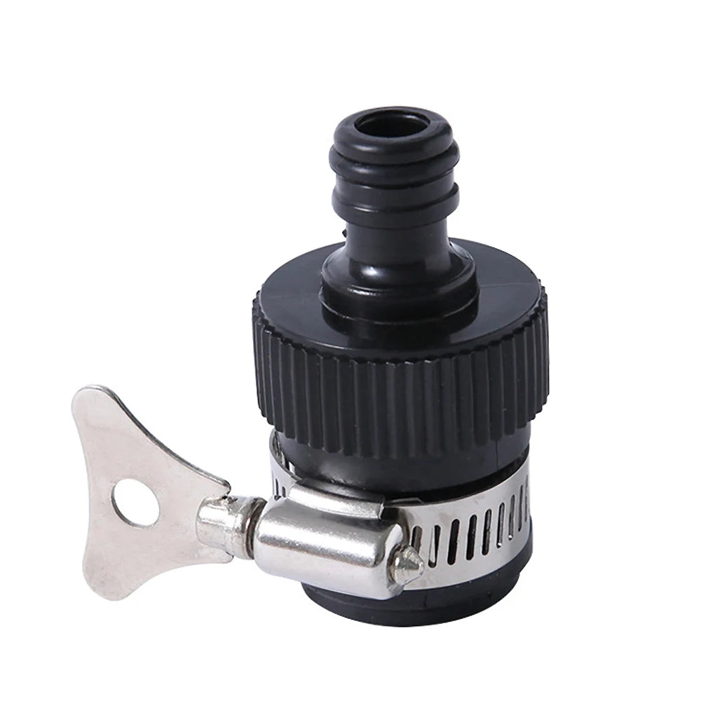 Tap Connector Adapter Garden Kitchen Water Hose Pipe Joiner Fitting Universal Quake 1pc