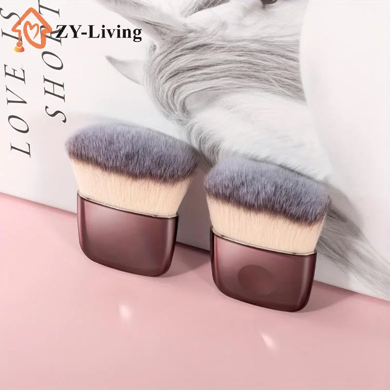 1Pcs Makeup Foundation Brush Blush Loose Powder Brush Kabuki Brush Multi-Function Cosmetics Make Up Brushes Beauty Supplies Quake