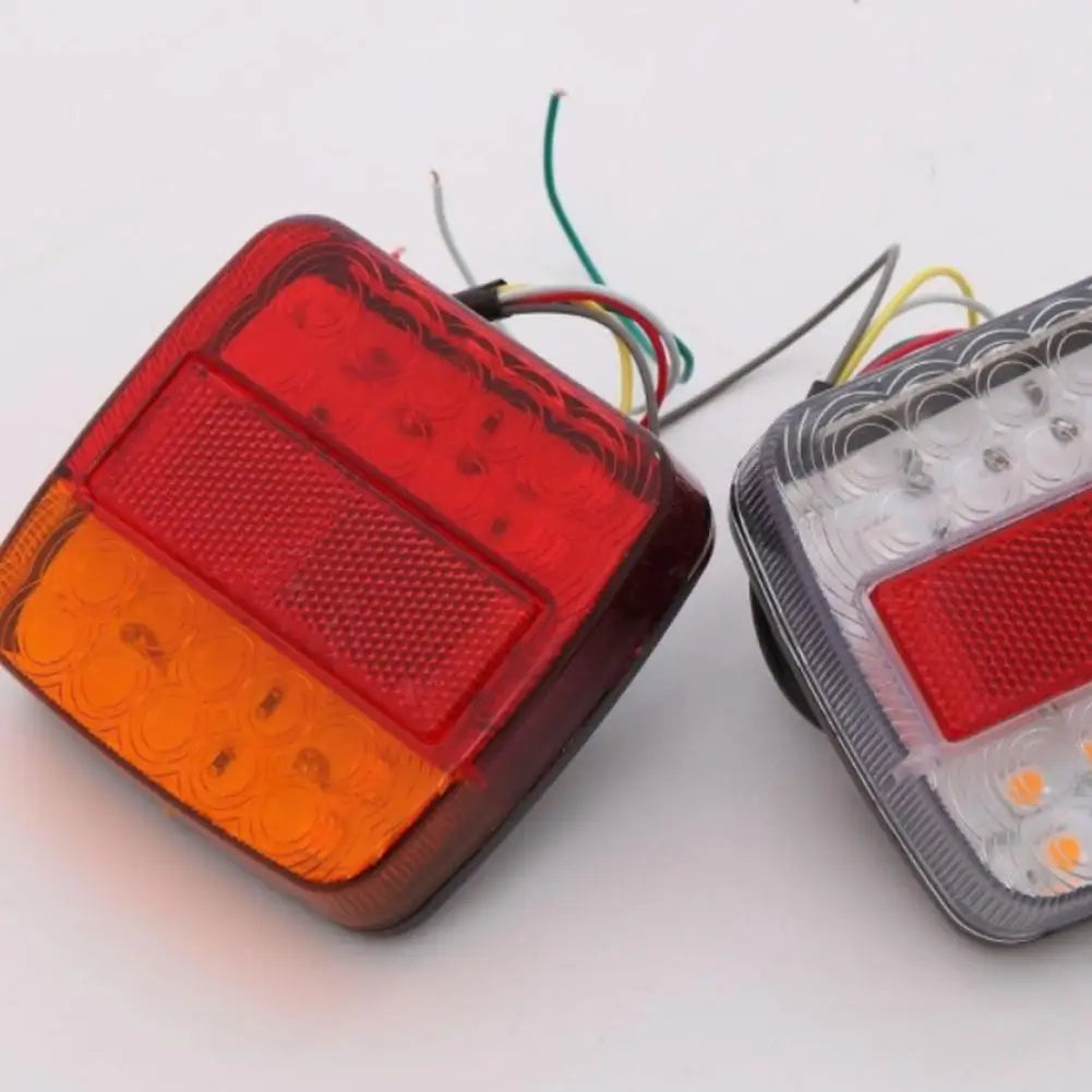 20LED 12V Waterproof Rear Tail Light Durable Warning Lamp for Car Truck Trailer and Caravan Brake Stop or Auxiliary Lighting Use Quake