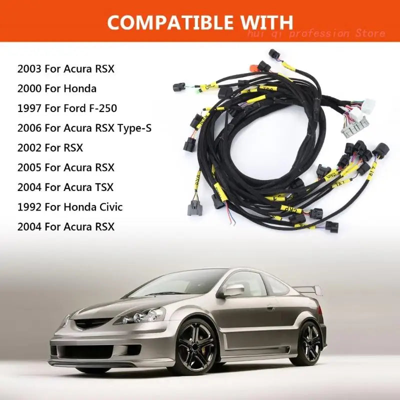 Suitable for K-Swap K20-K24 K-Series EK-EG EP3 2001-2005 Engine Conversion Harness Flexible Swap-Conversion Wiring Quake