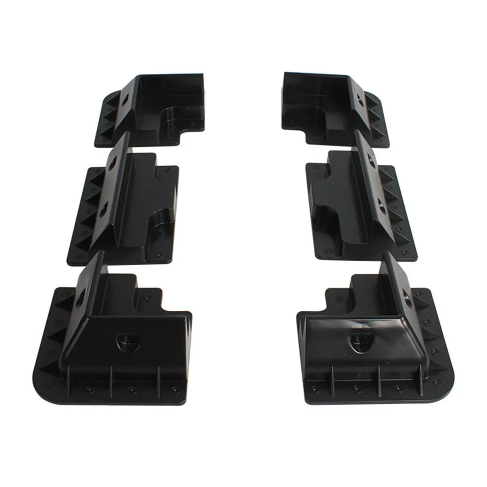Black Secure Installation Ventilated Design Construction Sustainability For Boats For Campers Black Secure Installation Quake black 6-piece set