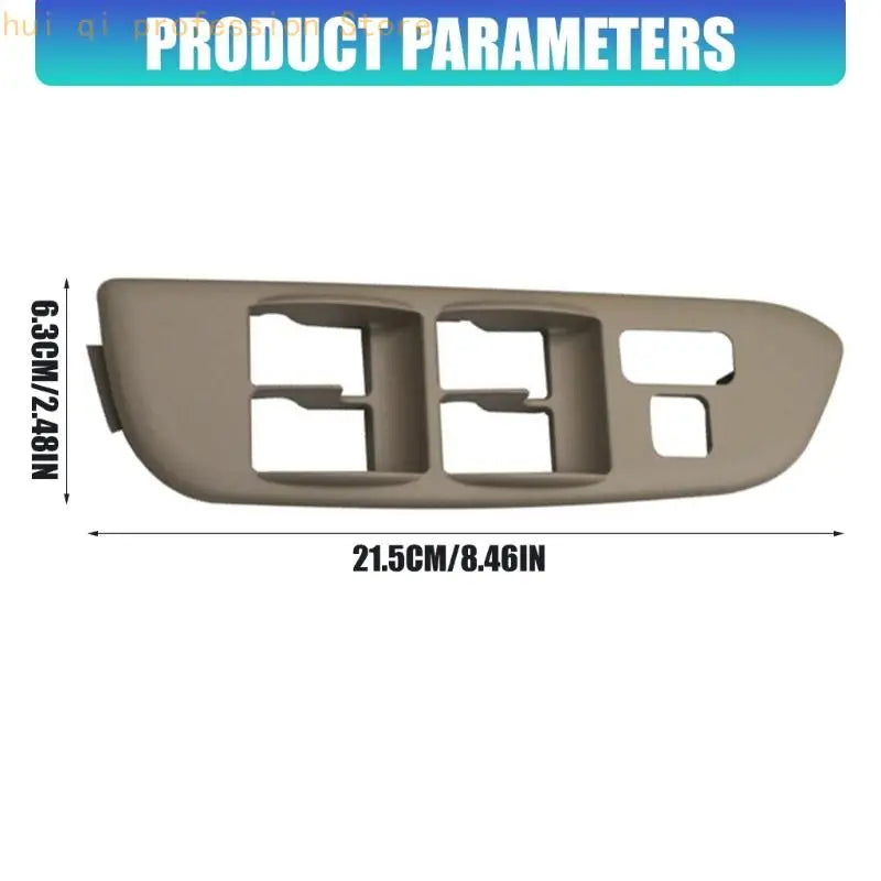 7423242080E0 Left Front Control Panel Surround for 2001-2005 Driver Door Trim Repair, ABS Replacement Panel with Opening H8WE Quake