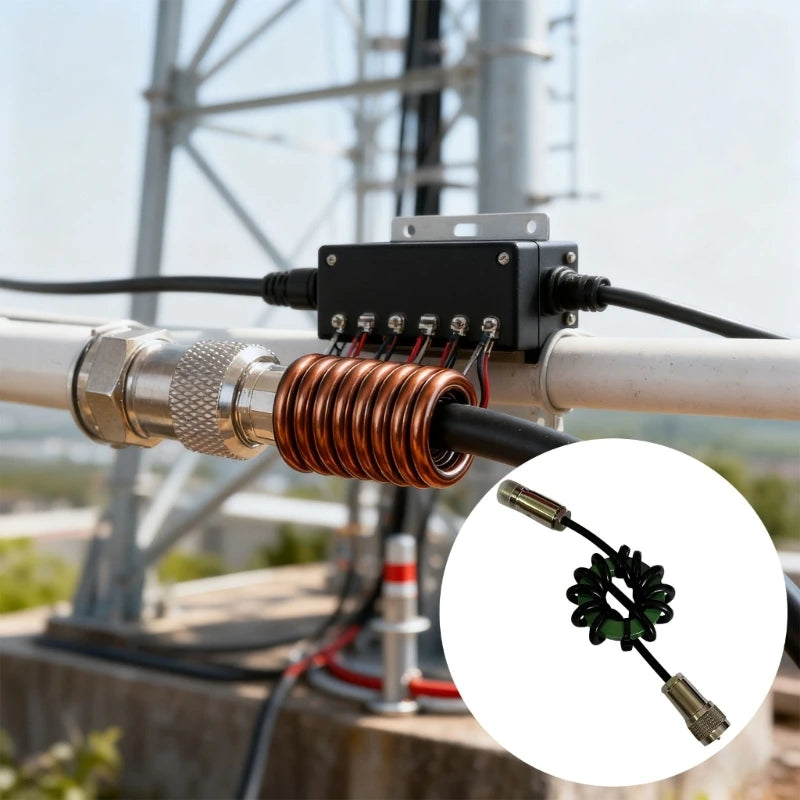 Metal Metal RADIO FREQUENCY Strangle Twist For 1.8 50MHz Frequency Ensembles Tall Stability Indication Transmission K1KF Quake