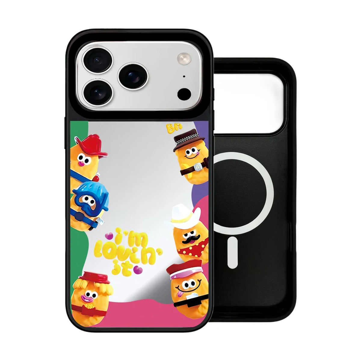 6090170 Mirror Surface Magnetic Phone Case Cover for IPhone 13 14 15 16 17 18 Pro Max Case Quake