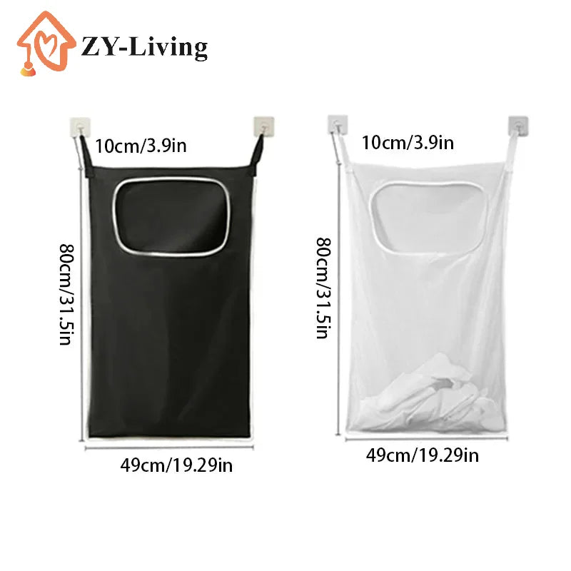 Door Hanging Laundry Basket Wall Mounted Dirty Clothes Storage Box Household Sundries Storage Bag Storage Bag Quake