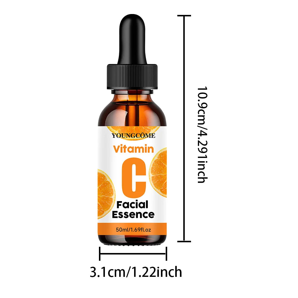 Vitamin C Anti-aging Essence Whitening Brighten Nourish Skin Care Wrinkle Remover Face Serum Lifting Firming Fade Fine Lines Ne Quake 50ml