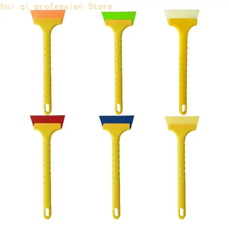 Long Handle Squeegee Wiper Ice Scraper For Car Window Glass Cleaning With Rubber Blade And Nonslip Grip H8WE Quake